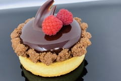 Dark Chocolate Raspberry Tart